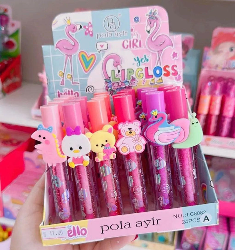 Magic Lipgloss with Ring Girl Yes Kids Makeup-Pola Aylr